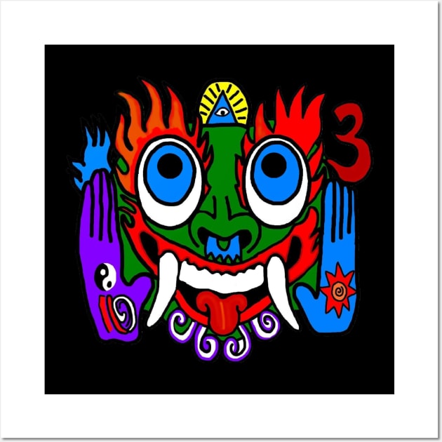 Aztec God Wall Art by imphavok